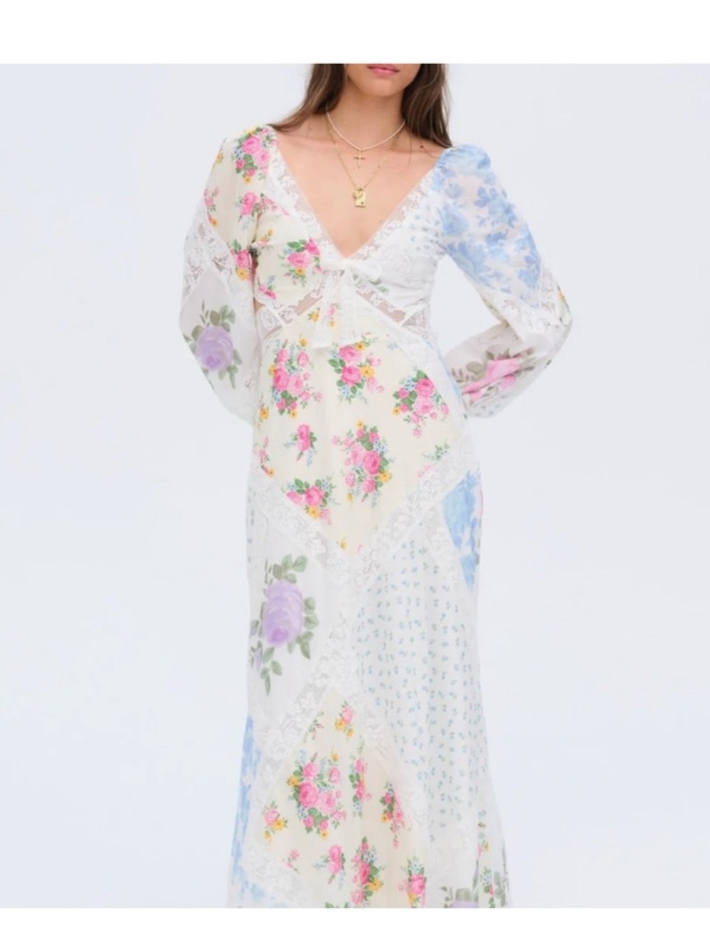 For Love & Lemons Voillete maxi dress